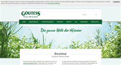 Desktop Screenshot of goutess.de